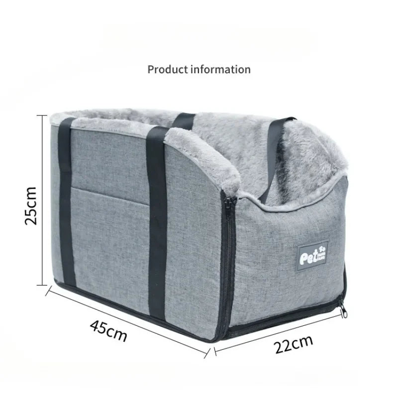 Dog Car Seat for Small/Medium Dogs, Memory Foam Dog Booster Seat, Travel Safety Per Car Seat