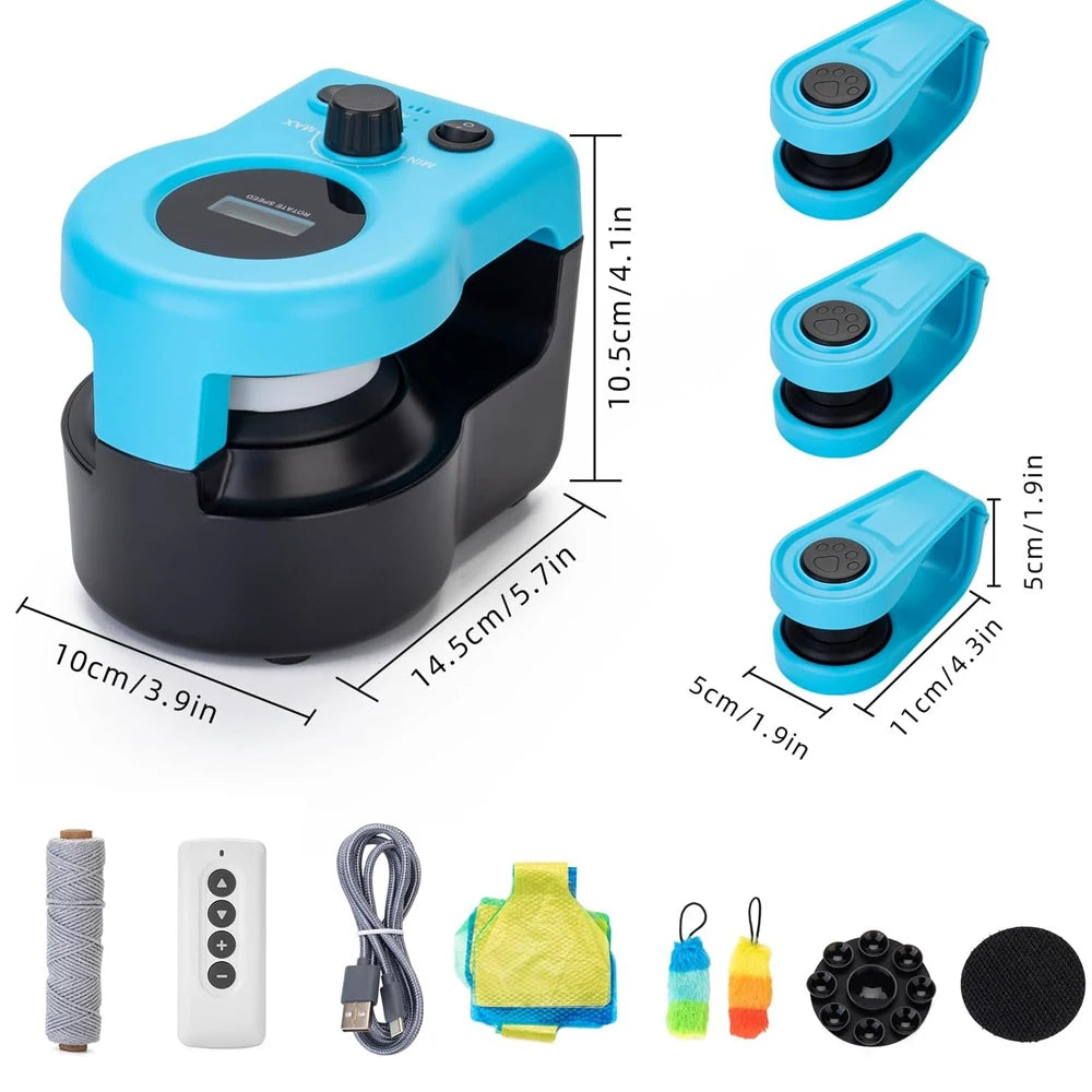 Interactive Cat Exercise Wheel – Indoor Cat Treadmill with Adjustable Speed & Remote Control