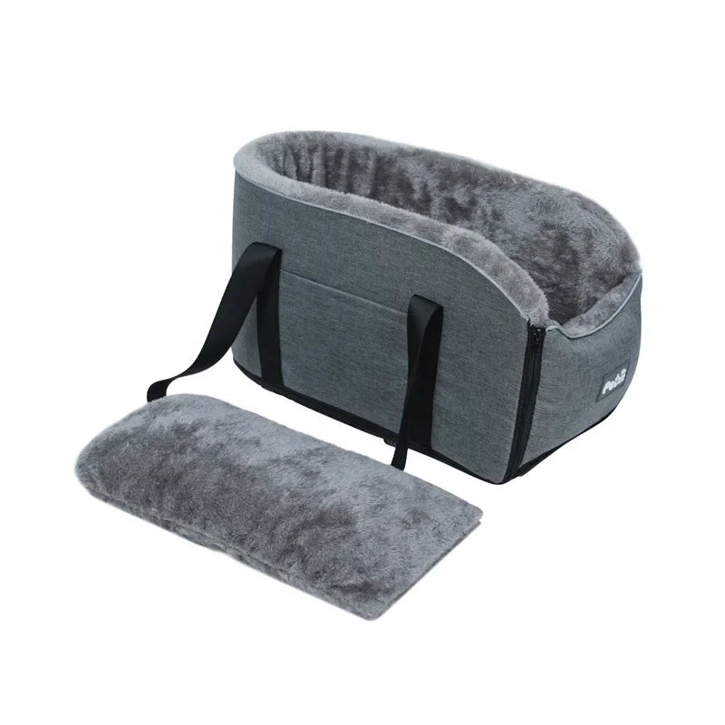 Dog Car Seat for Small/Medium Dogs, Memory Foam Dog Booster Seat, Travel Safety Per Car Seat