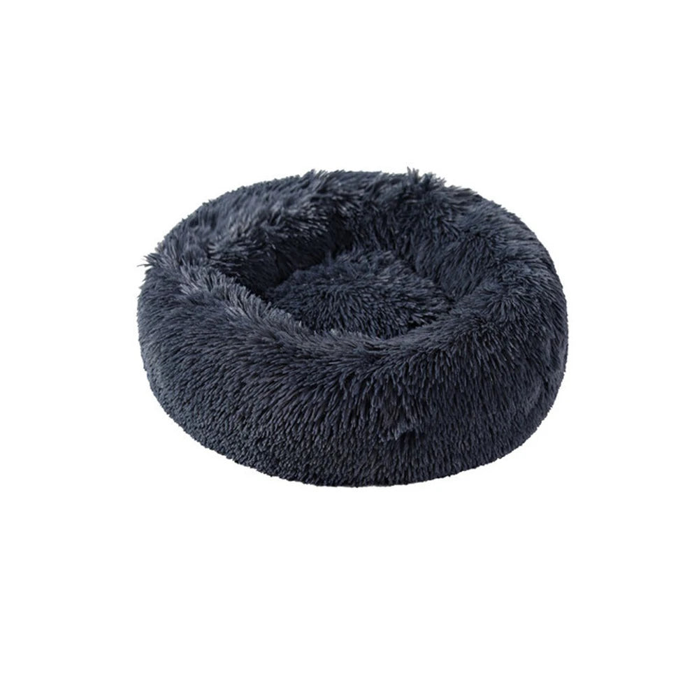 Cozy Winter Plush Pet Bed – Warm Calming Nest for Small Dogs & Cats (40cm)