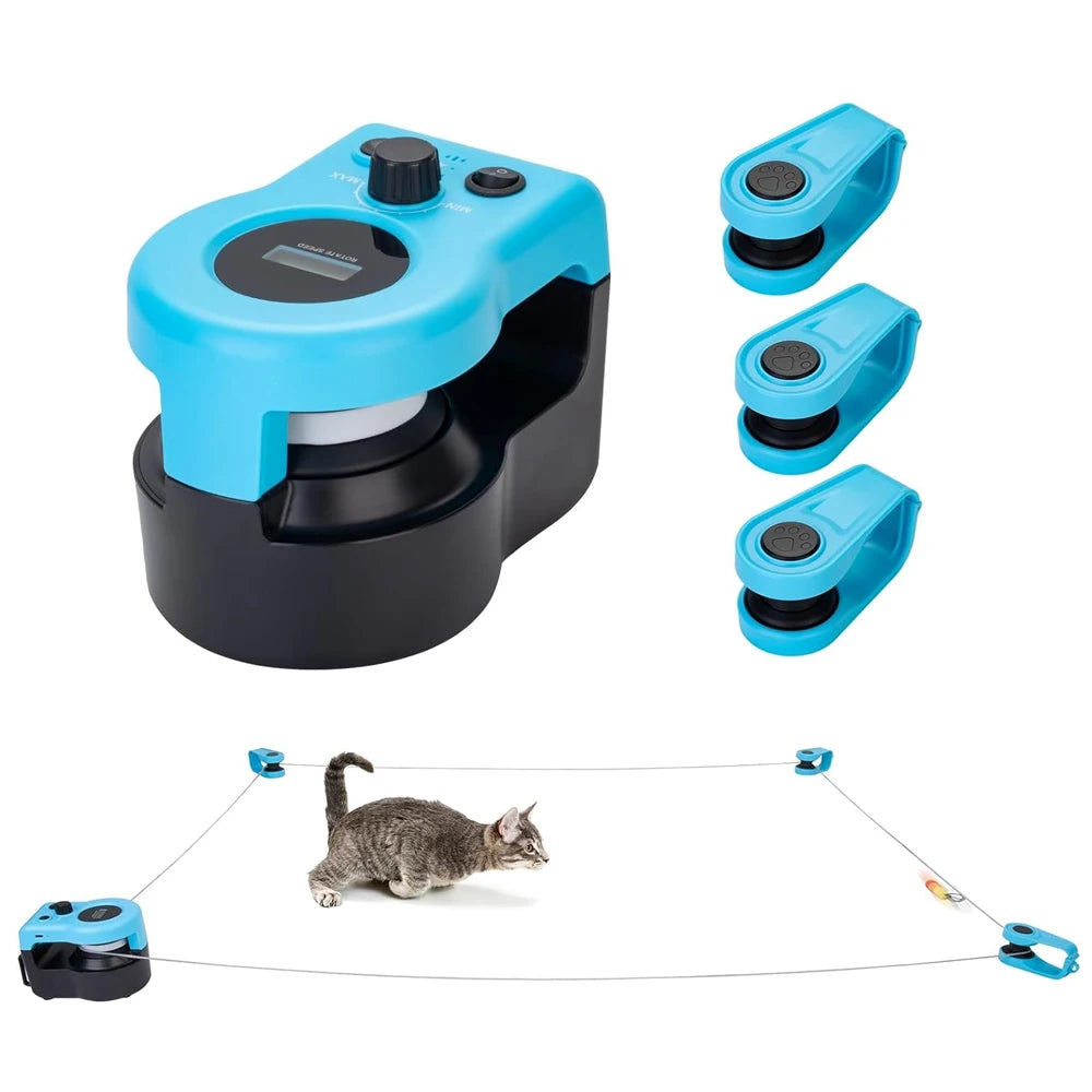 Interactive Cat Exercise Wheel – Indoor Cat Treadmill with Adjustable Speed & Remote Control