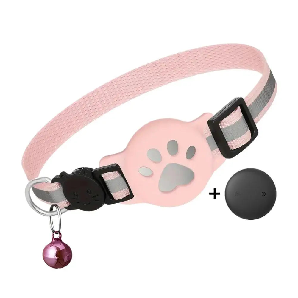 Smart GPS Pet Tracker Collar – Real-Time Location Tracking for Cats & Small Dogs (iOS Compatible)